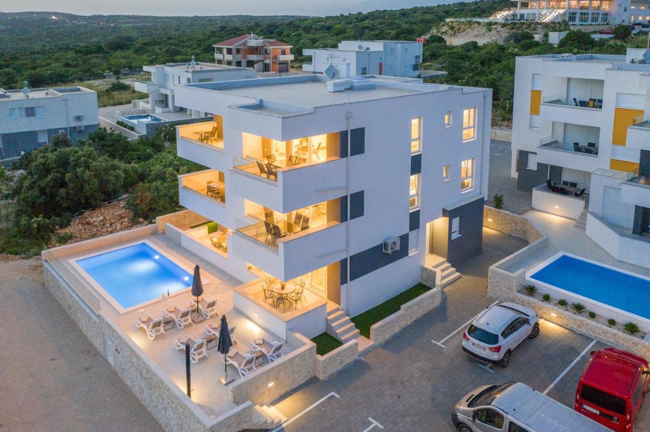 Sara Luxury Apartment With A Pool Novalja Exterior foto